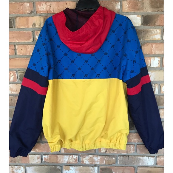 Parish Nation Big Boys Color-Block Hooded Windbreaker Jacket XL - Picture 2 of 6